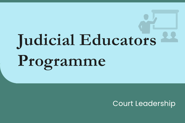 Judicial Educators Programme